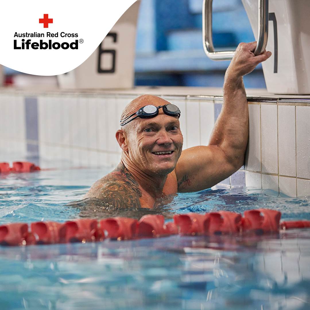 Michael is a proud Lifeblood ambassador 